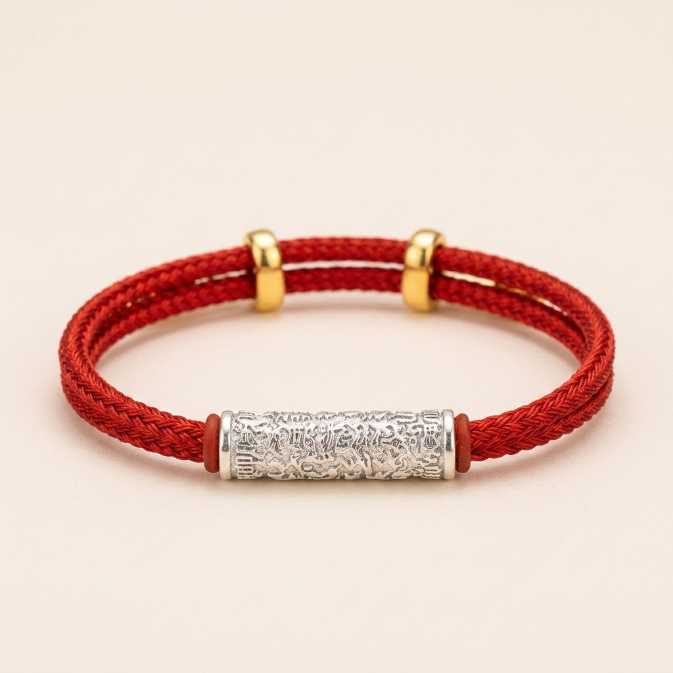 Red String Tai Sui Protection Rope Bracelet