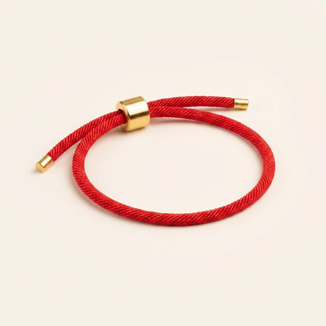 Red String Copper Lucky Knot Bracelet