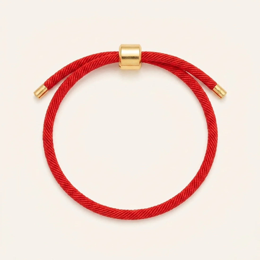 Red String Copper Lucky Knot Bracelet