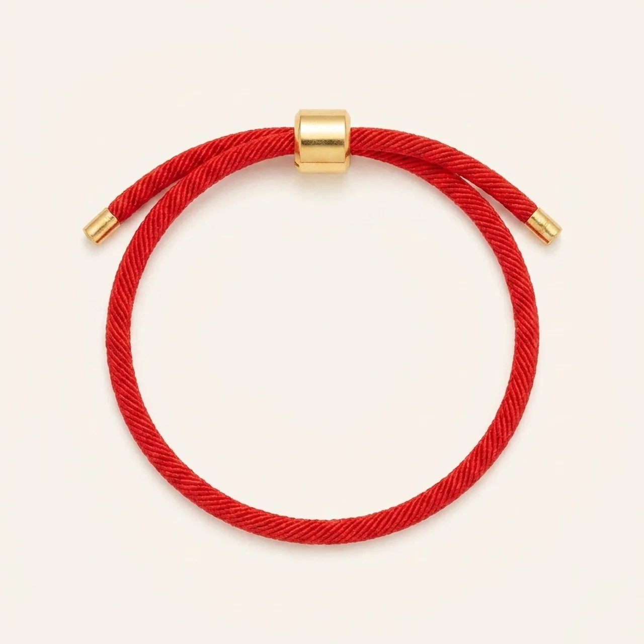 Red String Copper Lucky Knot Bracelet