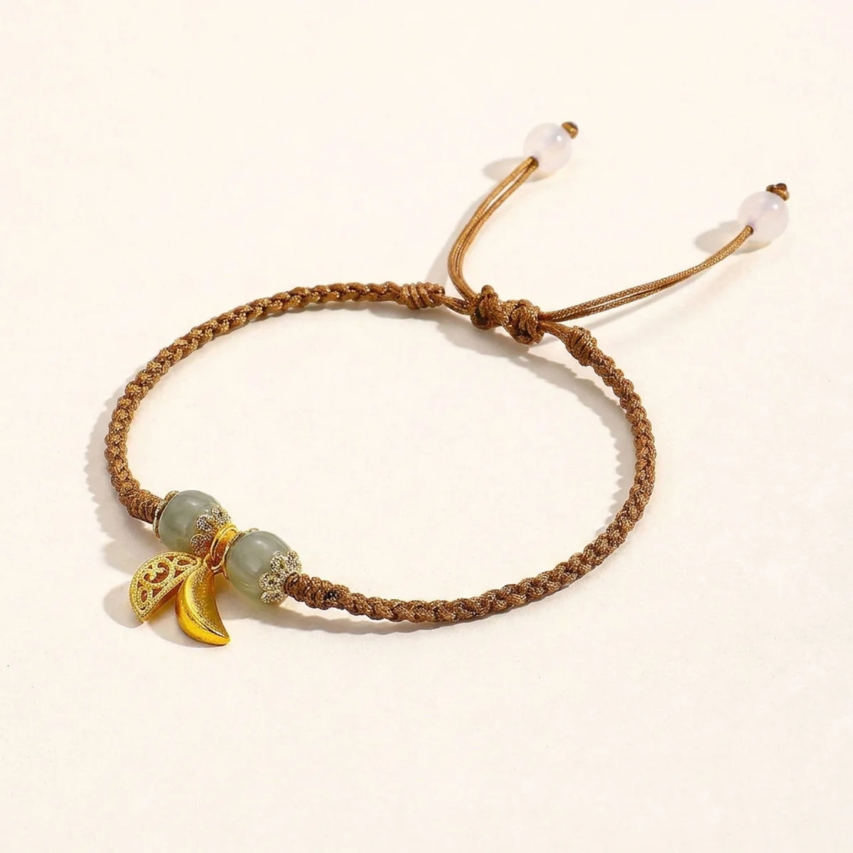 Red String Hetian Jade Lucky Bracelet