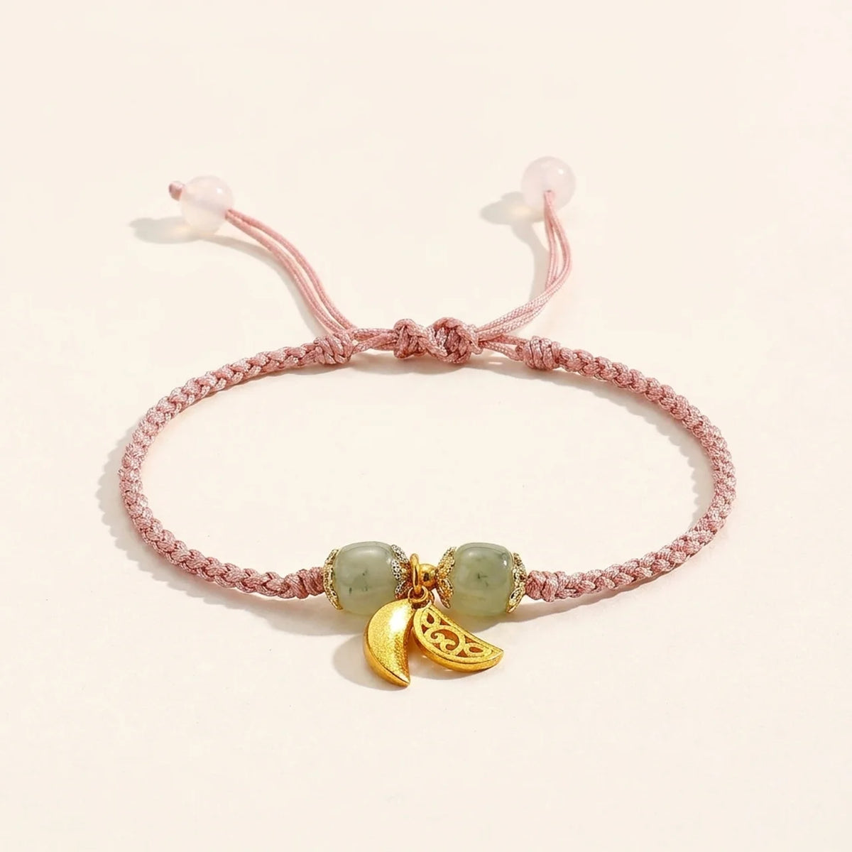 Red String Hetian Jade Lucky Bracelet