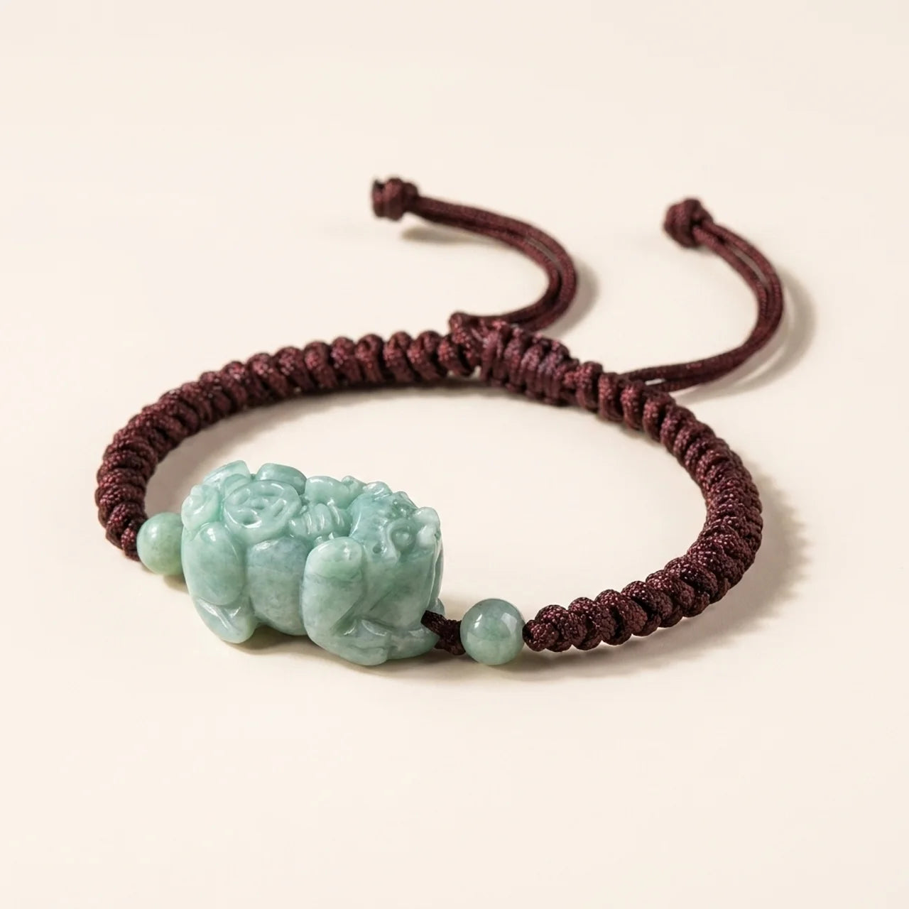 Red String Jade Pixiu Bracelet