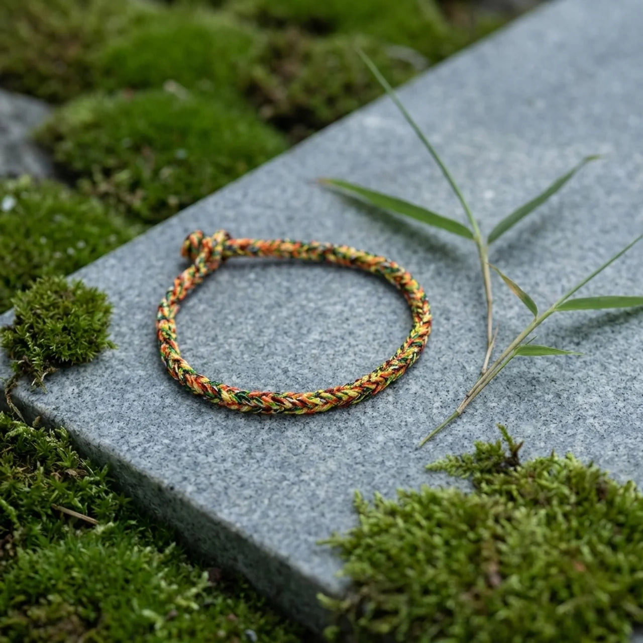 Red String Peace Knot Braided Bracelet