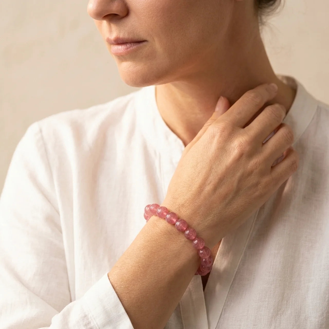 Rose Quartz Healing Bracelet
