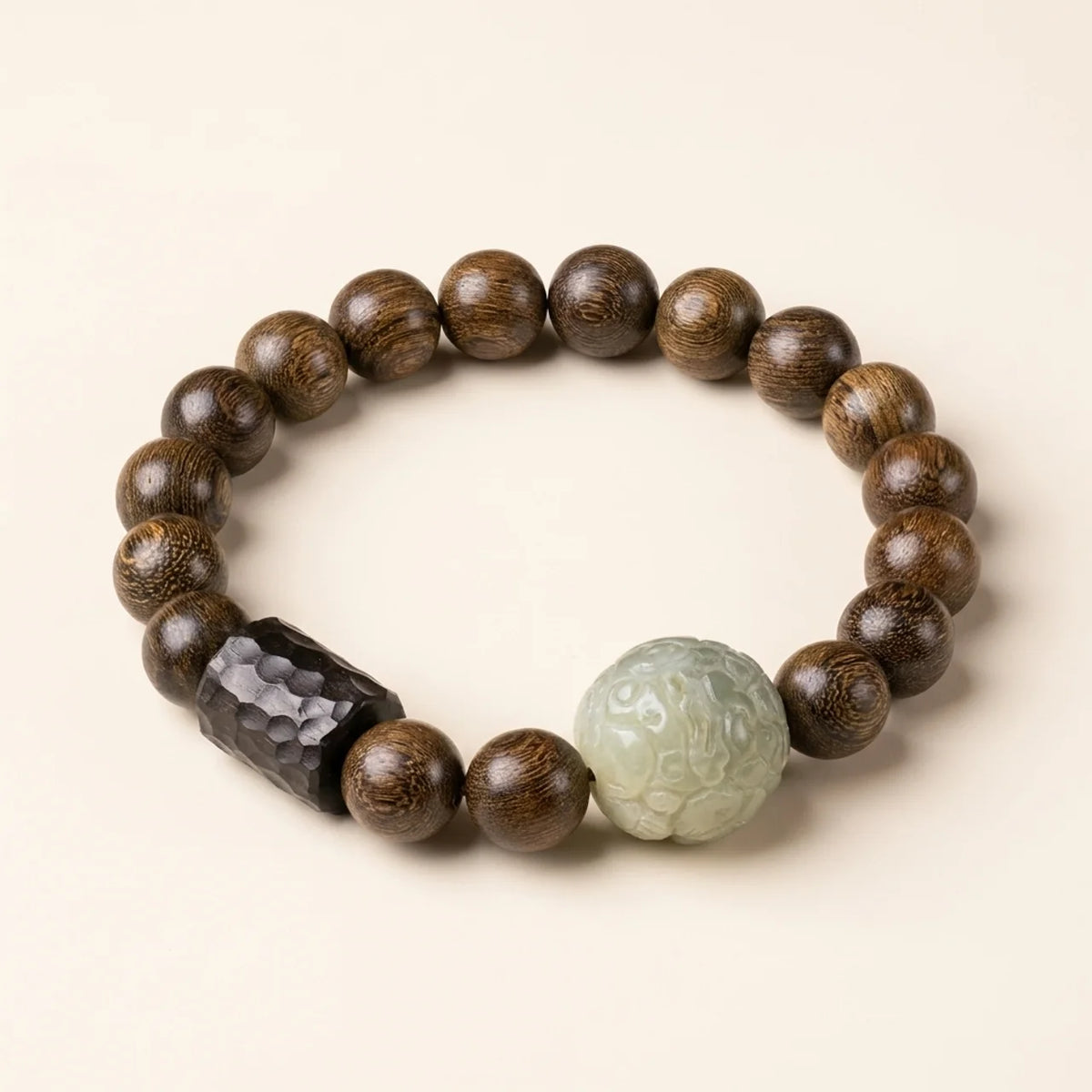 Sandalwood Bodhi Seed Pixiu Bracelet