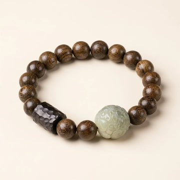 Sandalwood Bodhi Seed Pixiu Bracelet