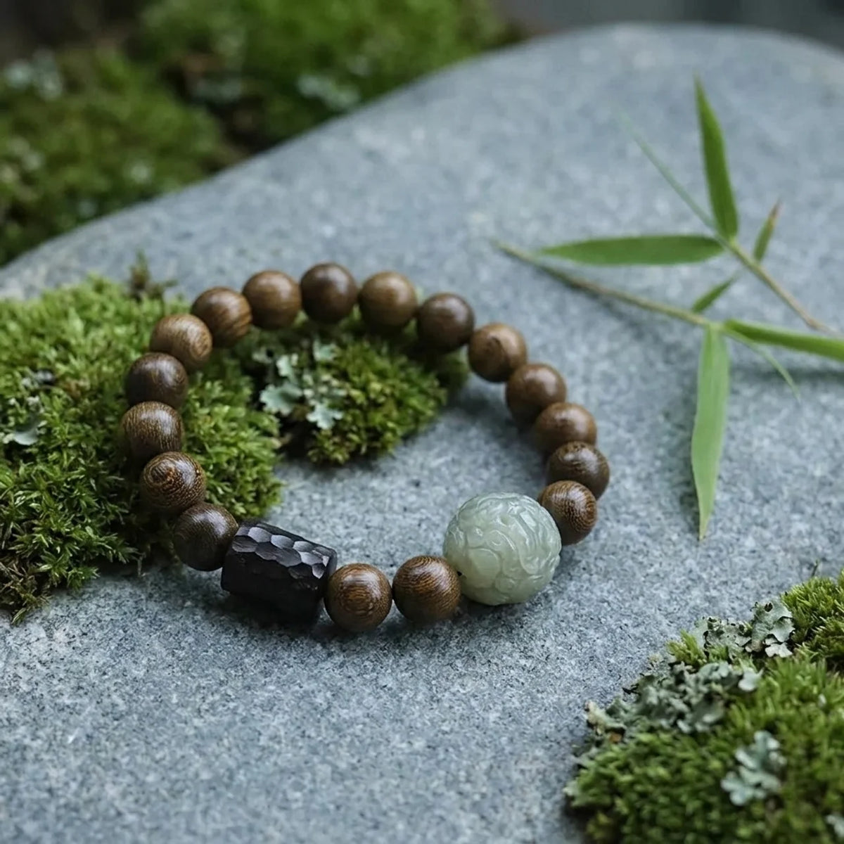 Sandalwood Bodhi Seed Pixiu Bracelet