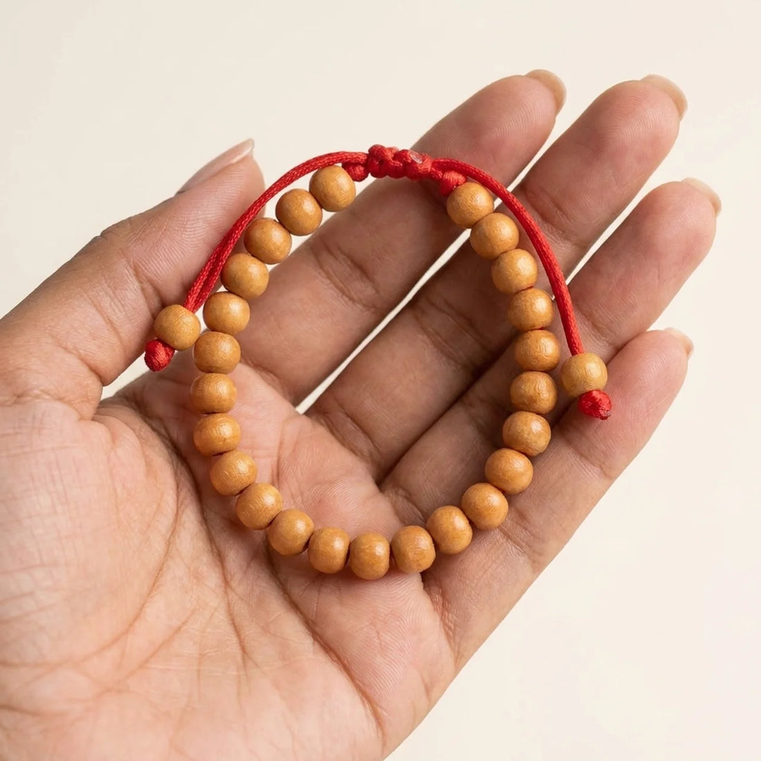 Sandalwood Meditation Wrist Mala Bracelet