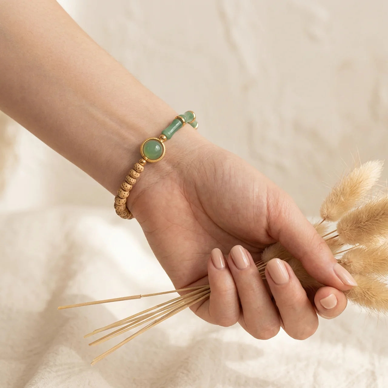 Star Moon Bodhi Aventurine Zen Bracelet