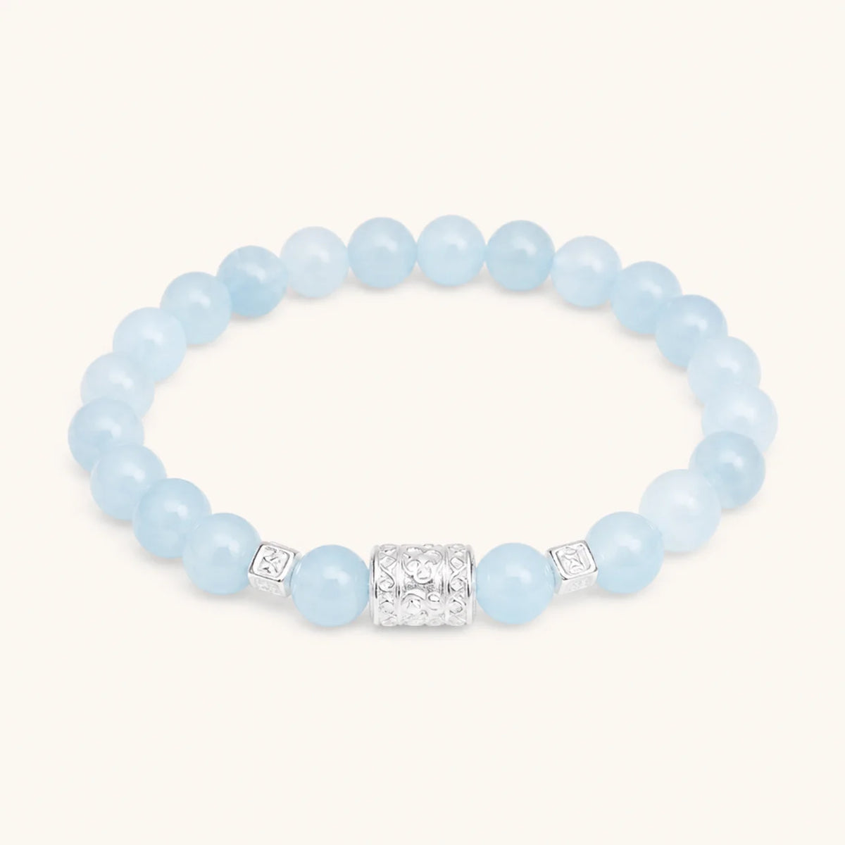 Bracelet en perles de cristal de quartz fraise naturel