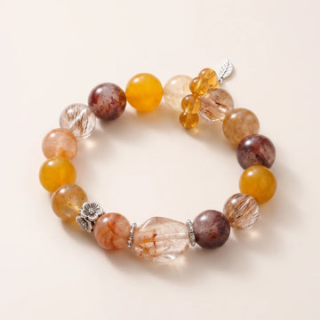  Super Seven Naturstein Perlenarmband 