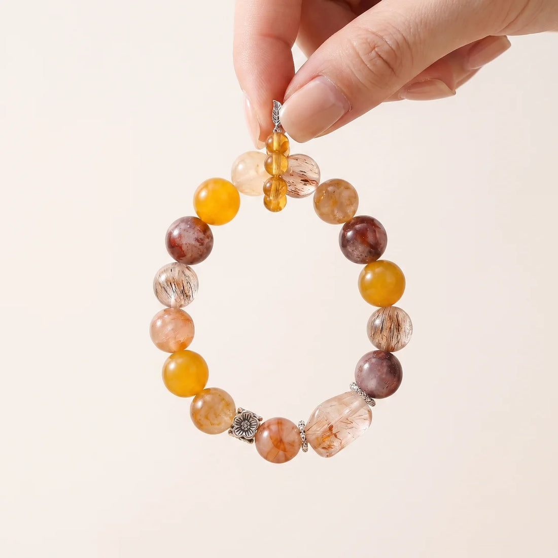 Super Seven Multi Gemstone Beaded Bracelet