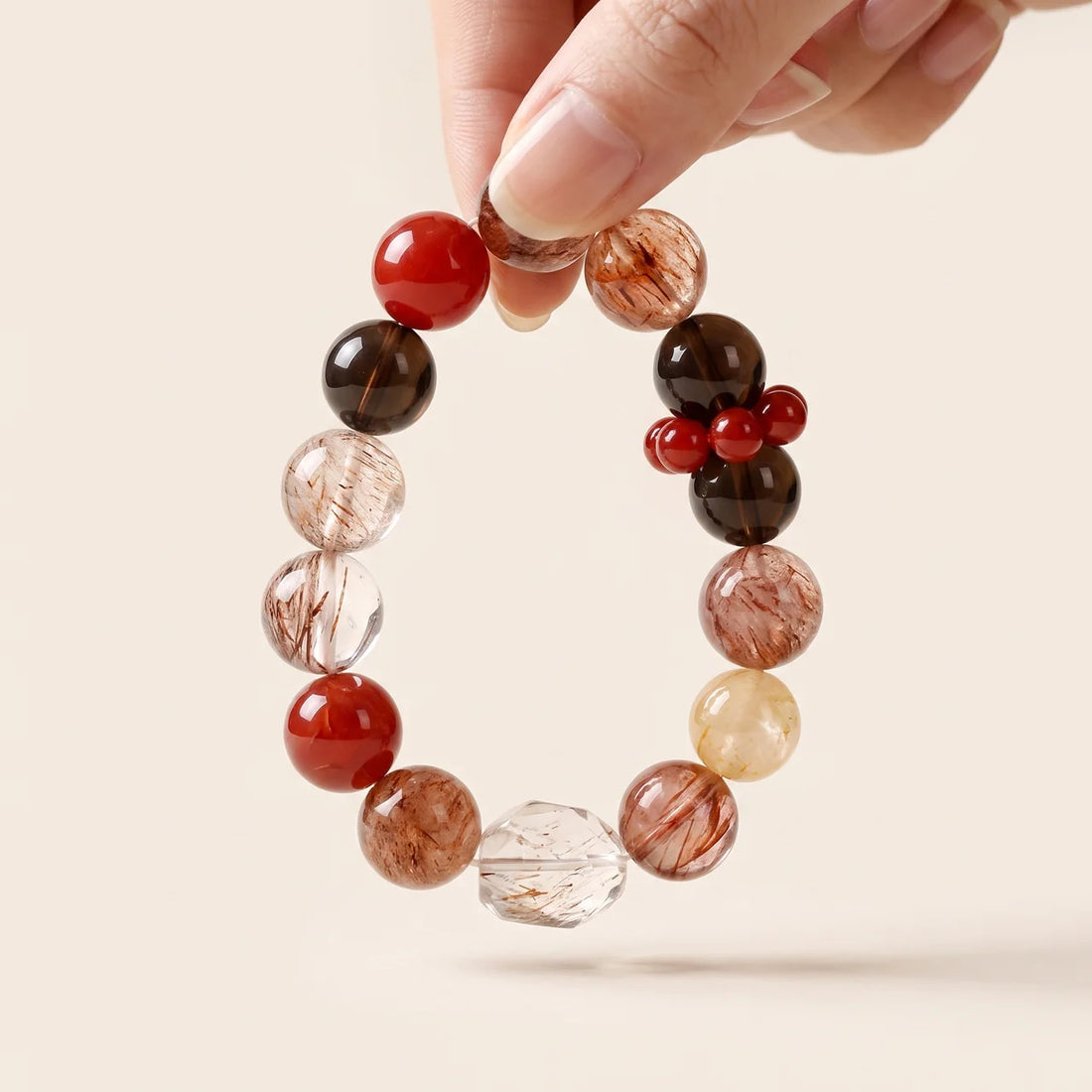 Super Seven Multi Edelstein Armband