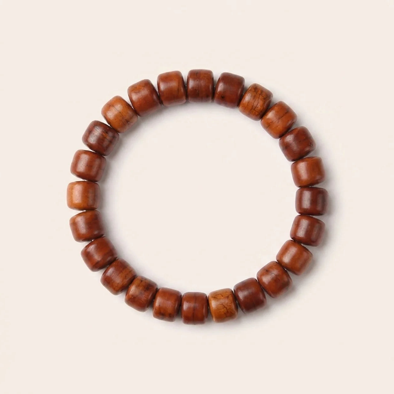 Three Eyed Dzi Yak Bone Agate Bracelet