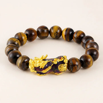 Tiger Eye Pixiu Feng Shui Bracelet