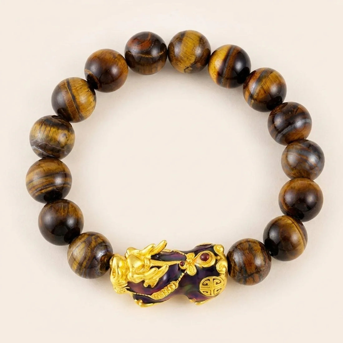 Tiger Eye Pixiu Feng Shui Bracelet