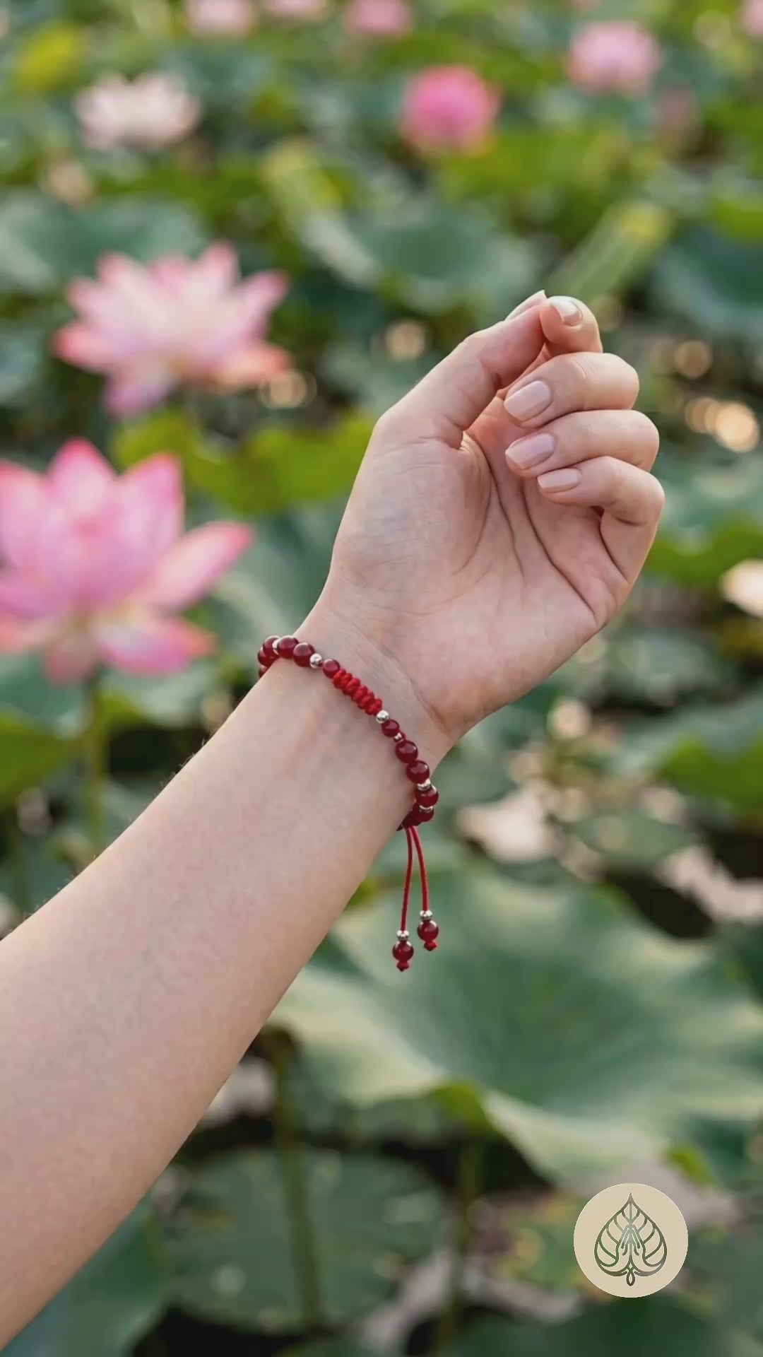Natural Cinnabar Red String Bracelet Anklet
