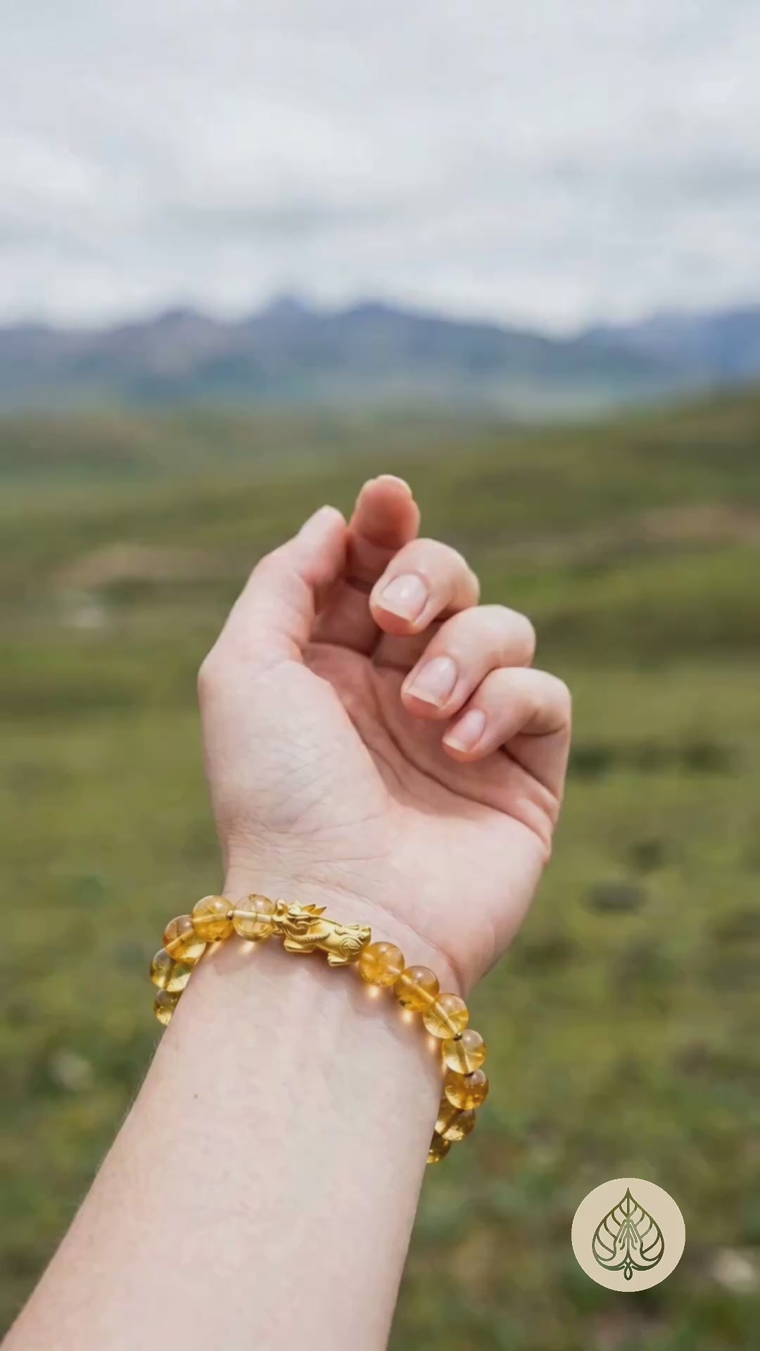 Natural Citrine Pixiu Bracelet