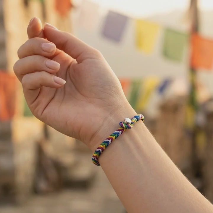 Multicolored Lucky String Bracelet