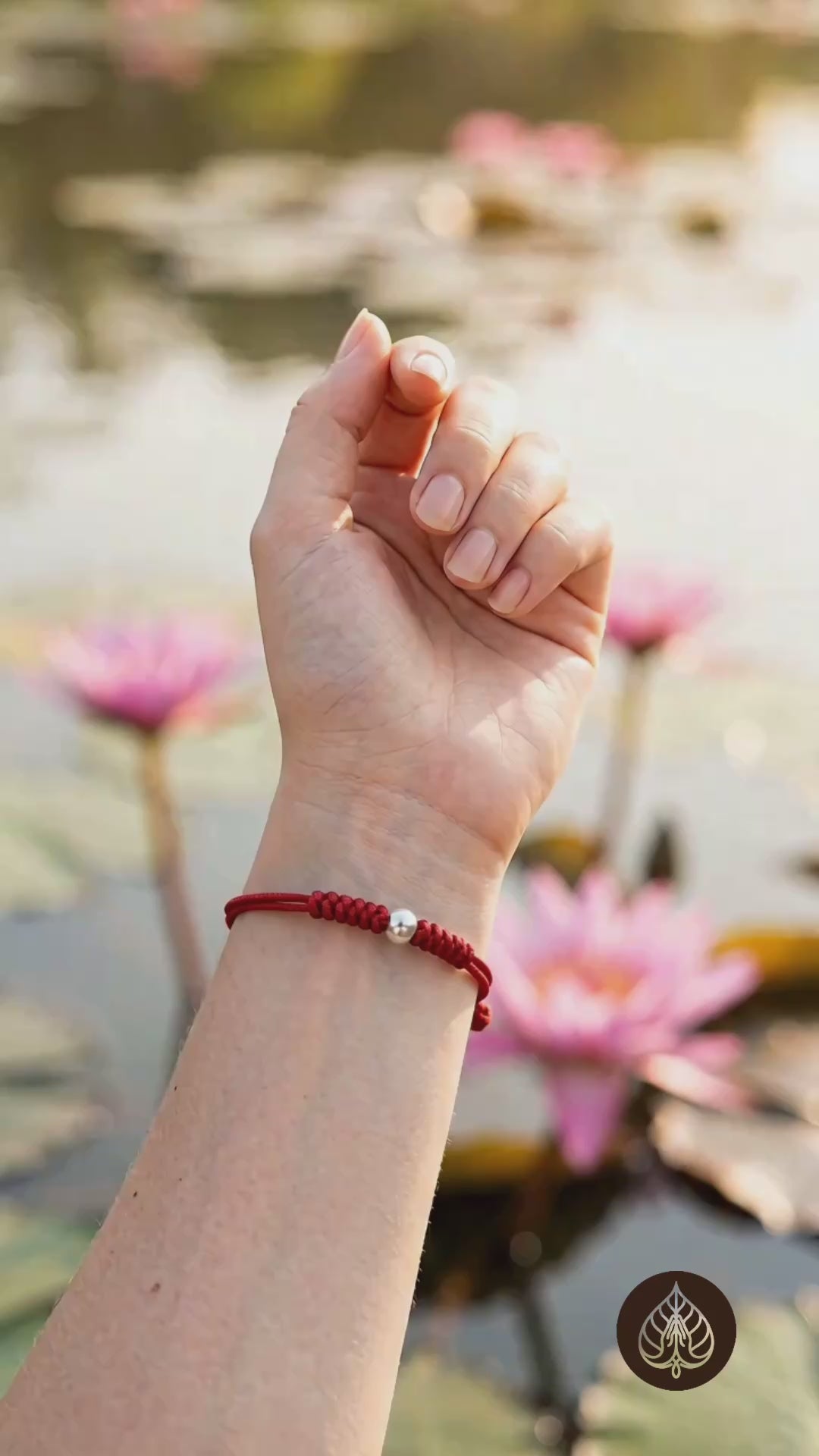 925 Sterling Silver Red String Bracelet